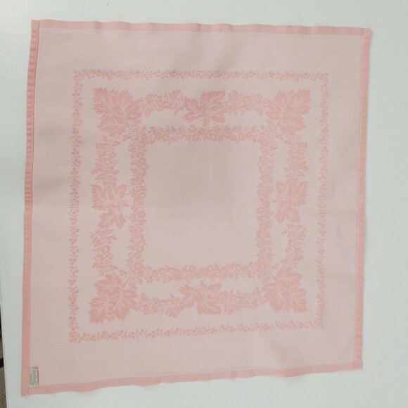 Damask Pink Napkin 18" Square Cotton VG by Rivolta Carmignan Italy - Picture 5 of 6